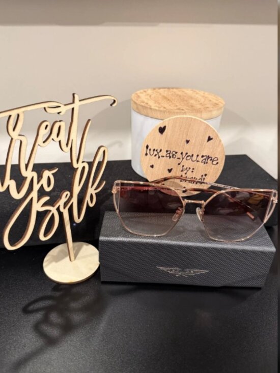 SPOL002. POLICE Sunglasses, Cat-Eye Frame, Rose Gold, Gradient #11 - Picture 1 of 1